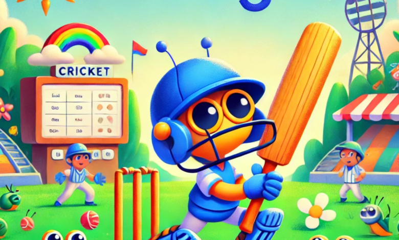 google doodle cricket