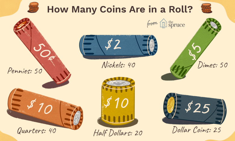 how many dimes are in a roll