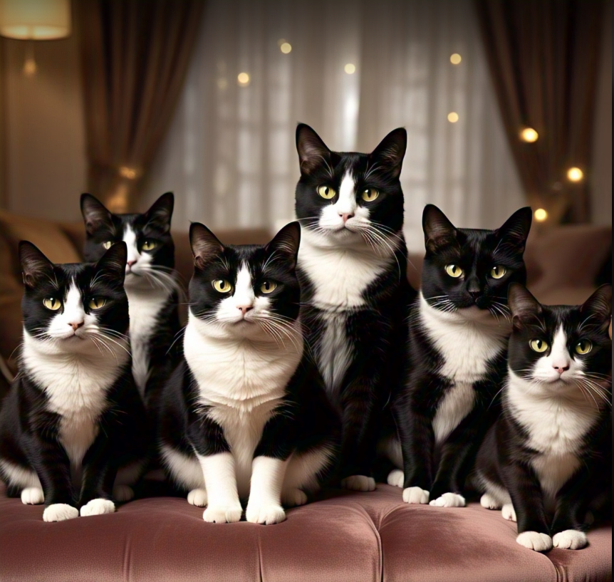 Among all feline species Tuxedo cats persist as the most unique and fashionable cats